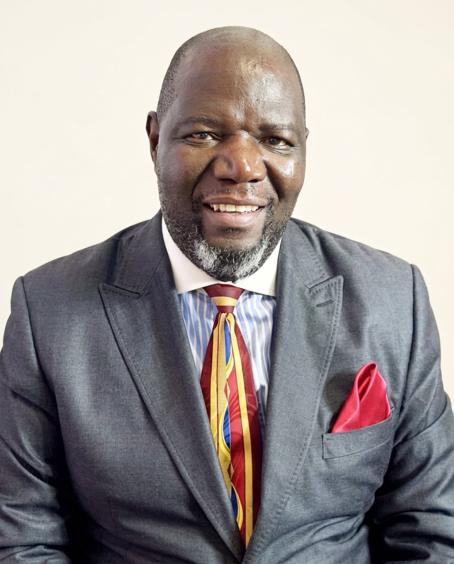 Apostle Theo Mkhabela in the sanctuary